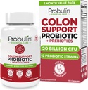 Probulin Colon Suporte Suplemento Probiótico, Gut diário, Digestivo, e Imune Saúde Probióticos Cápsulas para homens e mulheres, 20 bilhões UFC, Vegan, 60 conta garrafa