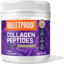 Peptídeos de colagénio de chocolate à prova de balas em pó com óleo MCT, 14,3 onças, proteína de colagénio alimentado por grama para pele, suporte ósseo e conjunto, Pastura levantada, Sem hormônios adicionados