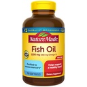 Nature Made Fish Oil Omega 3 Suplementos, 1200 mg Softgels, Omega 3 Fish Oil for Healthy Heart Support, 150 Softgels, 75 dias de fornecimento