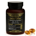 Cápsulas de óleo de semente preta - Frio Pressionado 120 Softgels 500mg, Qualidade Premium Nigella Sativa,100% Puro Óleo de semente preta - Não-GMO (120 contagem - pacote de 1 garrafa de plástico)