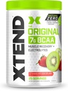 Xtend Natural Zero BCAA Pó de morango Kiwi Splash (Splash) Livre de Adoçantes Artificiais, Aromas e Corantes Químicos