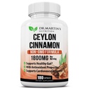 1800mg Cápsulas de Cinnamon Ceilão Orgânico □ 180 Contagem Suporta Juntas, Respostas Inflamatórias Saudáveis, Antioxidante e Saúde Cardiovascular
