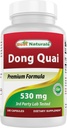 Melhores Natural Dong Quai 530 mg 180 Cápsulas