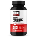 FORCE FATOR Probiótico para Mulheres 50 bilhões de UFC, Probiótico feminino para a saúde digestiva, Imunidade, e Saúde Vaginal, 10 Strains com Lactobacillus Acidophilus, Vegan, 60 Cápsulas