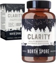 North Spore Organic Clarity High Potence Mushroom Capsules - Lions Mane, Reishi, Cordyceps Supplement - Aumente o Foco, Memória, Vitalidade, Função Cognitiva