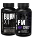 Queimadura de gordura termogênica XT da fábrica Jacked - Supressor de apetite e Nootropic Energy Booster (90 Cápsulas) & Lean PM Max Perda de peso de alta performance, Suporte ao sono