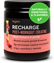 Legião Recarregar Pós Treino Suplemento - Todos Natural Muscle Builder & Recuperação Beber com Creatina Monohidrato. Naturalmente adoçado e saboreado, seguro e saudável. 60 Servings. (Fruit Punch, 60 Servings)