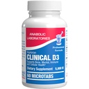 Vitamina D3 5000 UI de alta resistência - Fórmula clínica Suplemento de vitamina D para homens e mulheres para o humor muscular dos dentes ósseos e suporte imunológico - Microtabs vegetarianos de alta absorção (fornecimento de 60 dias)