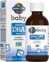 Jardim da vida bebê DHA Drops, 600mg Omega 3 DHA Vegan para cérebro do bebê & olhos de Vegetarian Friendly Planta fontes baseadas (sem óleo de peixe) para bebês e crianças, 37.5 ml (1.26 fl oz) líquido