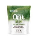 Om Mushroom Superfood Reishi Organic Mushroom Powder, 100 Servings, Organic Adaptogen Powder para alívio de estresse e saúde imune