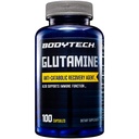 BODYTECH Glutamina Anti-Catabólico agente de recuperação e suporte imunológico (100 cápsulas)