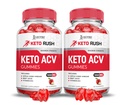 Laboratórios justificados (2 pacote Keto Rush Keto ACV chicletes Fórmula avançada 1000MG Pó B12 Vegan Non GMO 120 chicletes