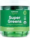 Super Verdes Orgânicos Nutricost (Não saboreados) 20 Stickpacks - Gluten-Free, Non-GMO