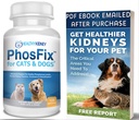 PhosFix para gatos e cães: Fosforus Binder para gatos e cães para apoiar níveis normais de fósforo e função renal, quitosana para restaurar a saúde do rim Naturalmente. Um suplemento renal especial