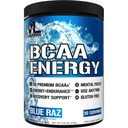 EVL BCAAs Aminoácidos Pó - BCAA Energia Pré-treino Pó para Recuperação Músculo Crescimento Lean e Endurance - Reidratação pós-treino Recuperação Bebida com Cafeína Natural - Raz Azul
