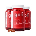 Goli Apple Cider Vinagre Vitaminas Gummy - 180 Contagem - Vitaminas B9 & B12, Gelatina-livre, Sem glúten, Vegan & Non-GMO