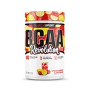 Musclesport BCAA Revolution Amino Acid Powder Supplement for Men & Women - Complexo de treinamento intra-treino - Supplemen recuperação (Strawberry Limonada, 30 Servings)