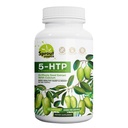 Suplemento 5-HTP 200mg, Suporta sono saudável e humor com cálcio – Não-GMO, sem glúten – 90 Cápsulas