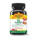 Vida do país Vitamina D3 Gummies – 1.000 UI Colecalciferol, 60 Contagem – Suporta Saúde Óssea e Imune – Vegetariana, Sem Glúten, Morangos e Aromas Laranja – Baseada em Pectina, Sem Adoçantes Artificiais