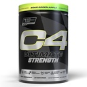 Cellucor C4 Ultimate Strength Pré Treino Pó - Tri-Stim Experience 300mg Cafeína+TeaCrine+Dinamina - Creatina e Beta-Alanina - Suplemento de Energia para Homens e Mulheres - Azedo Verde Apple, 20 Servings