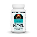 Fonte Naturals L-Lysine Forma Livre Pó -Amino Ácido Suplemento Suporta Formação de Energia e Colágeno* - 100 Grams