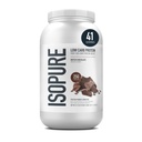 Isopure Baixo carboidrato 100% Puro Whey Isolate Protein Powder, Lactose Livre, Glúten Livre, Com Vitaminas, Chocolate Holandês, 25g Protein Per Serving, 3,07 Lbs, 41 Servings (Packaging May Vary)