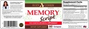 Suzy Cohen Memory Script with Lions Mane, Phosphatidylserine, Green Tea Extract and Ginkgo - Suplemento de Suporte ao Cérebro para Foco - Cápsulas Nootrópicas para Cognição, Recuperação Mais Rápida e Humor