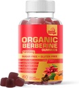 Berberine Supplement Gummies (1200mg) com canela de ceilão, alcaçuz, cardo de leite e alcachofra - sem açúcar, sem glúten, qualidade GMP