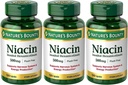 Conjunto de 3 Natureza Bounty Niacin Flush Grátis 500 mg, 120 Cápsulas por Maven Gifts