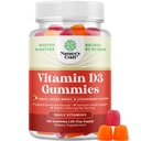 Naturezas Craft Vitamina D3 chicletes para o bem-estar diário - Delicious Vitamina D chicletes para adultos com D3 2000UI por serviço de músculo ósseo e suporte imunológico - Gelatina não-GMO e glúten livre (60 fornecimento dia)