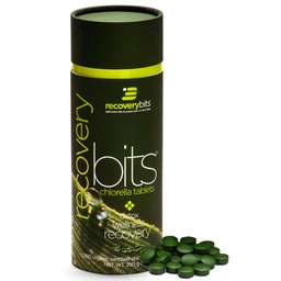RECOVERYbits - Comprimidos de chlorela orgânica - Superalimento de algas com base em plantas - Clorophyll - Parede celular rachada - Energia - Sistema imunológico - Detox - Keto - Vegan - Não-GMO - Grande recipiente - 1000 Comprimidos