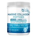 NATURE TARGET Peptídeos de Colágeno Marinho Pó - Tipo I & III Colágeno com Probióticos, Vitamina C & Ácido Hialurónico para Pele, Cabelo, Unhas, Peixes selvagens e Bovinos de Grama, 35 Servões