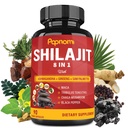Cápsulas Shilajit Himalayan - Fornecimento de 3 meses - Combinação Ashwagandha, Ginseng, Saw Palmetto, Maca, Tribulus, Chaga, Pimenta Negra