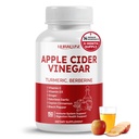 Apple Cider Vinagre 14-em-1 Suplemento com Gengibre Alho Alho Azedo Canela Fenugreek Cardo de Mirtilo Banaba - Feito nos EUA