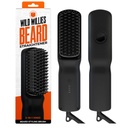 Wild Willies Barba Alisador para Homens - 3 configurações de temperatura, Tourmaline cerâmica aquecida Barba Escova e Hot Comb - Portátil, Tecnologia Iônica, Coarse & Cabelo Curly, 400F - Ferramenta de Grooming