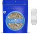 Capsulina Tamanho 000 - Limpar Cápsulas Vegan Vazio - 1000 Contagem - Cápsulas Veggie Vazio - DIY Vegetal Cápsula Preenchimento - Tampas Vazios - Kosher e Halal Certificado - Não-GMO Certificado