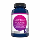 Vida MD L-Metilfolato 1 mg Suplemento - Professional-Grade Active L Suplemento de metilfolato - 90 Cápsulas - L-Metilfolato 1mg - máxima potência MTHFR W / Aminoácidos Essenciais