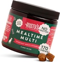 Suplemento de Multivitaminas para Cães Premium (170 Chews) - Refeição Multi - com CoQ10 - Probióticos - Abóbora - Suporte Imune - Promove uma Mobilidade Conjunta Melhor - Pele saudável & Revestimento - Made in the USA