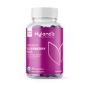 Hyland's Organic Elderberry Plus Gummies, Orgânica Black Elderberry com ZINC e vitamina C, Suplemento de suporte imunológico para adultos, 60 Vegan Gummies (30 dias)