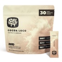 Eletrólitos em pó - Cocoa Loco - 30 Pacotes de Hidratação - Magnésio, Potássio, Sódio, Trace Minerals - Zero Açúcar e Glúten Grátis - Essenciais de viagem