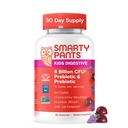 SmartyPants Kids Probiótico e chicletes prebióticos para a saúde digestiva: Gut Health Supplement, Clinicamente estudado Prebiótico para suporte imunológico, uva, 60 contagem (30 fornecimento dia)