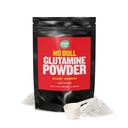 “No Bull” L-Glutamina em pó - Glutamina sem sabor e micronizado, Puro L Glutamina em pó, Não OGM, L Glutamina Suplemento, Naturalmente Vegan, Vegetariano e Glúten Livre, 300g