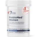 Designs para Saúde ProbioMed Mulheres - Probióticos vaginais para apoiar o equilíbrio de pH, Conforto vaginal, Saúde Imune & Gut Saúde para as mulheres - Probiótico sem leite (30 cápsulas)