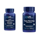Extensão de vida Super Omega-3 Plus EPA / DHA óleo de peixe, Sesame Lignans & dois-por-dia alta potência multi-vitamina & Suplemento mineral