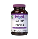 Bluebonnet Nutrition 5-HTP (Hydroxytrypophan) 100mg, para suporte a neurotransmissores*, Suporta humor positivo*, Sem soja, Sem glúten, Não-GMO, Kosher certificado, Vegan, Branco, 120 Cápsula vegetal