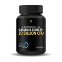 HUMANX Lactobacillus Gasseri & Reuteri+ 20 bilhões de CFU Plus Prebióticos orgânicos e Punicaligans - Suplementos Probióticos - EUA Made - Não-GMO - Performance Driven cápsula de liberação atrasada
