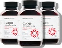 SMARTERNUTRITION CoQ10 400 mg Alta Absorção - Ubiquinona naturalmente fermentada m/Azeite de frio orgânico - para a saúde do coração, energia celular - Não-GMO, sem glúten - 180 contagem [90-Dia de Abastecimento]