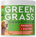 PAWFECTCHEW Dog Pee Grass Helper - Tratamento de Relva para Urina Dog - Neutralizador de Urina Dog para Burn Spots - Dog Pee Lawn Repair Treats com Probióticos - Made in USA - 120 Chews