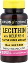 LECITINA NATURAL MASON com KELP, B 6 Plus Cider Vinagre