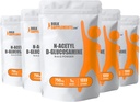 BulkSuplementos.com N-Acetil Glucosamina Pó - NAG Pó, Glucosamina 750mg, Suplemento de Glucosamina - Glucosamina Pó, Glúten Livre, 750mg de por serviço, 5kg (11 lbs) (Pacote de 5)